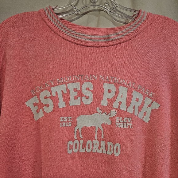 Womens Pink Estes Park Sweater - Picture 2 of 5